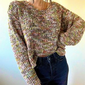 Chelsea & Theadore Knitted Multicolored Sweater